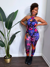Load image into Gallery viewer, Picasso Artsy Colorful Jumpsuit Bodysuit For Gym Workouts