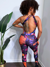 Load image into Gallery viewer, Picasso Artsy Colorful Fitness Jumpsuit Bodysuit With Pockets For Gym Workout
