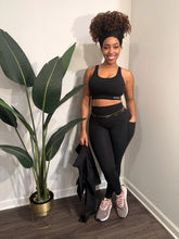 Load image into Gallery viewer, Luxe Sports Bra (Black)