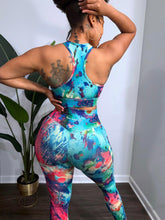 Load image into Gallery viewer, Colorful Artsy Gym Workout Set