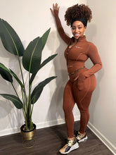 Load image into Gallery viewer, Luxe Cropped Jacket (Cola Brown)