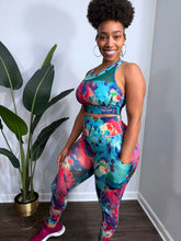 Load image into Gallery viewer, Colorful Artsy Gym Workout Set