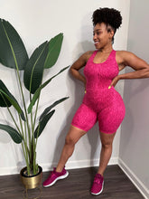 Load image into Gallery viewer, Pretty Python Romper (Hot Pink)