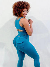 Load image into Gallery viewer, Posh Leggings (Teal)