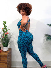 Load image into Gallery viewer, Spot Me Leopard Print Bodysuit (Teal)