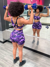 Load image into Gallery viewer, Army Goddess Workout Set (Purple)